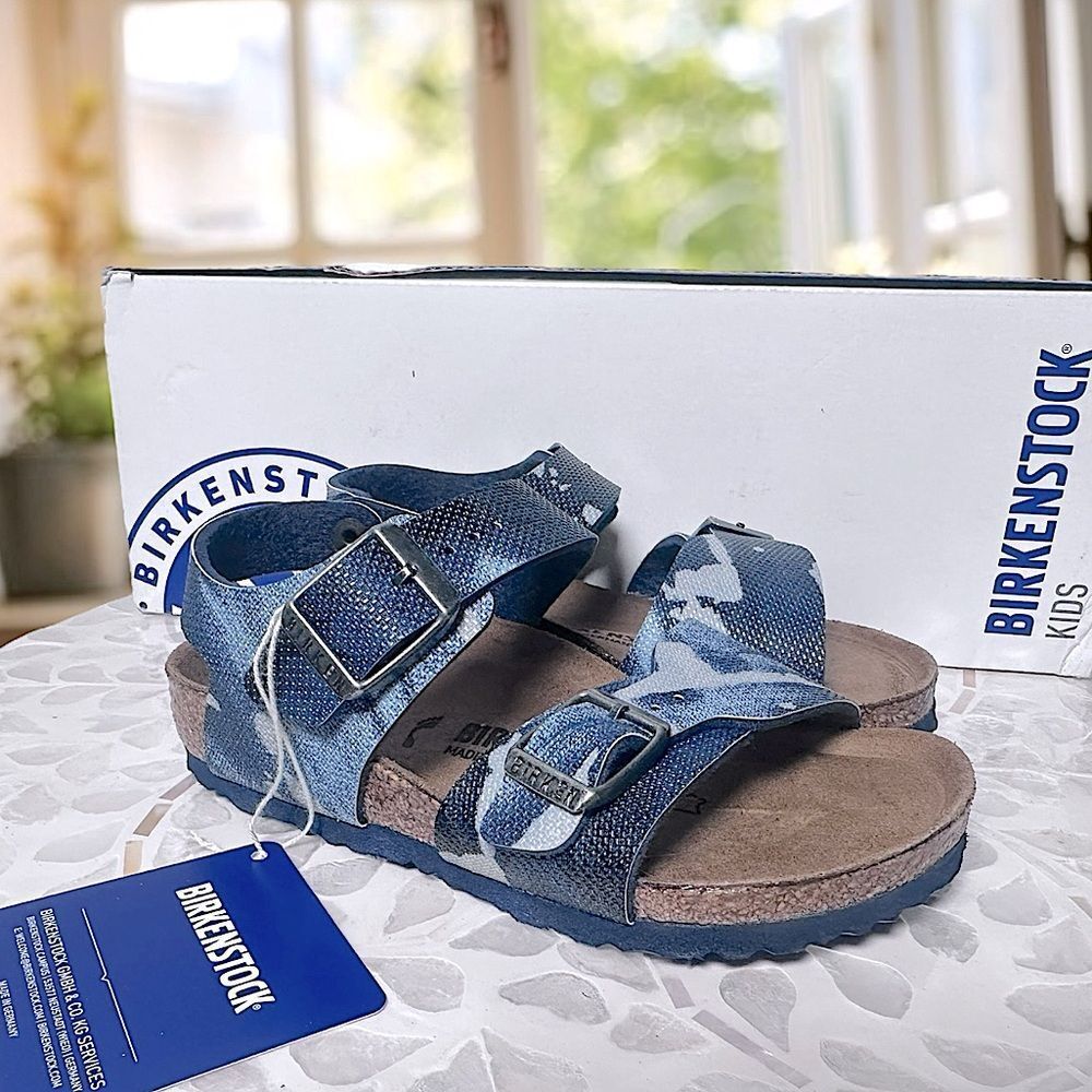 New in box Birkenstock Kids Toddler New York Sandals Size EU 26 US Kids Toddler - Picture 13 of 14